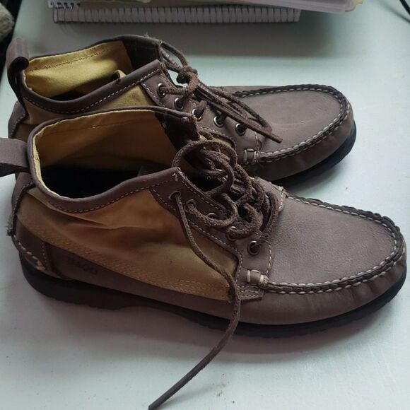 Filson Sebago Boots Tin Cloth Mens 7.5 Brown Tan Unisex Gorpcore Rugged Outdoor main image 8